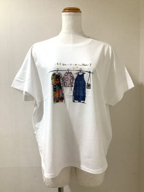 フラウエプラス(fraue＋）21−MS38 白Tシャツ38 ¥13,200（税込）