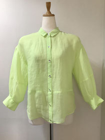 ローブ（ROBE) 41−MS27 イエローブラウス リネン100％ ¥18,480（税込）