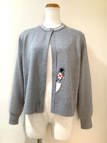 ピッコーネ（picone）4−MA6 グレーカーディガン40  ¥42,900（税込）SOLD OUT  （再注文受付可）