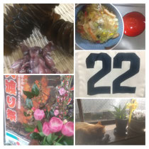 ホタルイカも 生メカブも登場し 春を感じますが 今日は寒いです🥶 ⚾️かんた⚾️春の大会がはじまりました。２ヶ月半のケガからの復活でしたが 奇跡的に背番号がもらえて 嬉しかったので、お祝いは 大盛 中華丼😋まだ出番はないけれど 中学最後 がんばれー💥👊😃  応援お願いします😊