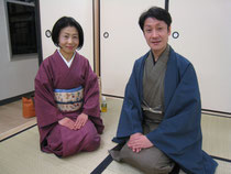 可笑(かしょう)先生と初紫乃(はつしの)先生