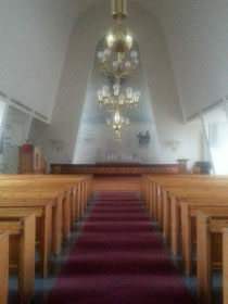...herrliche Akustik in der Kirche von Enotekiö