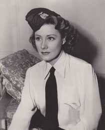 on the set of "A Guy Named Joe"