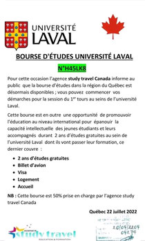 Bourses d'études pour la 2ème vague