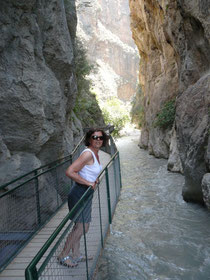 Dans les gorges de Saklikent