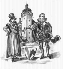 Gebrüder Grabner zu Rosenburg vor Schloss Pottenbrunn
