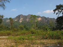 Our second place in the Khammouan Limestone mountain