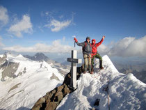 Auf dem Finsteraarhorn