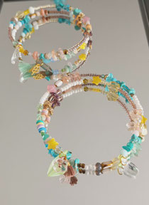 Bracelet en verre double