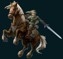 Link from Twilight Princess on his horse Epona  ©Nintendo