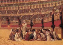 Cristianos en el Coliseo Romano