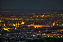 Wien am Abend und bei Nacht