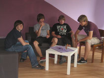 Sebastian, Alexander, Felix und Sören