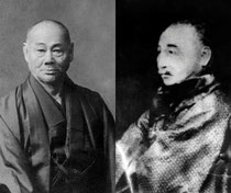 本部朝基先生(左)と本部朝勇先生(右)