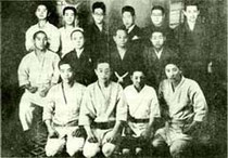 Members of Motobu-ryu in the Taisho Period, Osaka, 1926