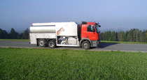 Der neue Milchsammelwagen unterwegs im Chiemgau