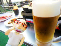 仕事のあとの生ビールは最高~♡