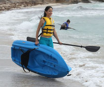 Carrying lifetime kayak