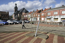 Plaza de la Iglesia y el Reloj de Sol