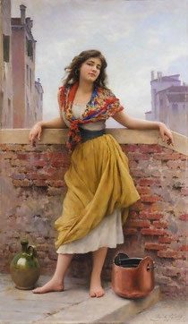 EUGENE DE BLAAS - The Watercarrier