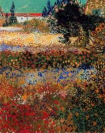 VINCENT VAN GOGH - Giardino con fiori 1888