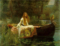 WATERHOUSE - Lady of shalott