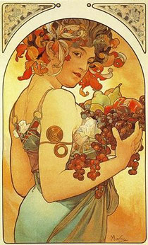 ALPHONSE MUCHA - Fruit