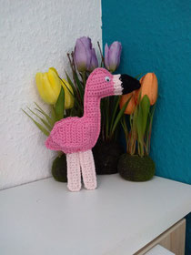 Flamingo gehäkelt, #Amazon Daniela Reinbacher, #Crazypattern, #MyBoshi.net, Ragdoll häkeln