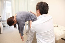 腰痛　改善確認