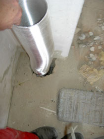 Erstellung der externen Verbrennungsluftzuführung