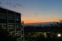 部活終わりの学校からの夕焼けです️️️⛅️