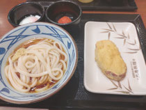 丸亀製麺のうどんです