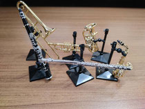 ガチャガチャで手に入れた楽器達です✨