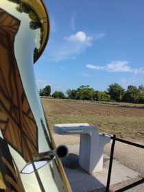 先日公園でチューバを吹いてきました💕