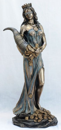 Die Glücksgöttin Tyche (Fortuna)