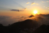 Coucher de soleil sur Rio