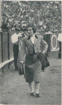 Biografía taurina de la Torera Española Juanita Cruz