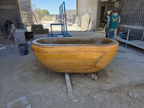 Red Travertine Bathtubs