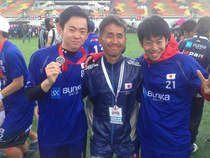 2016ロンドン世界大会にて後輩の玄島くんと勝田くんと。