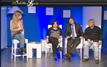 In foto Elisa Martorana durante la puntata televisiva