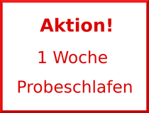 Aktion Probeschlafen