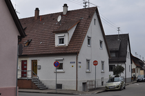 Schmiedstraße 15 (r (d.i. die rechte Haushälfte), 2013, Foto: M. Werner