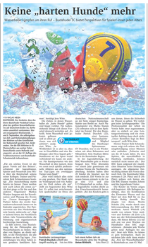 BSC-Wasserballturnier. Buxtehuder Tageblatt vom 10.09.2013