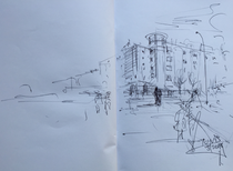 Schnelle Skizzen in Tunis 