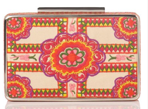 L K Bennett Embroidered Box Clutch