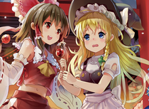 例大祭カタログの表紙イラスト。