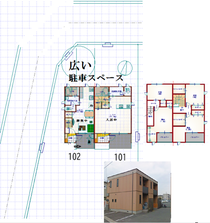 岡山市南区浜野4丁目2LDK賃貸メゾンシライシ