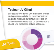  NOUVEAU Demandez votre Testeur UV Offert pour l'achat de deux crèmes solaires voir le catalogue de promotion de Juin 2013 avec LR health and Beauty 