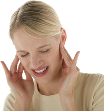 Schmerzen in den Ohren oder in den Kiefergelenken? Testen Sie selbst! (© proDente e.V.)