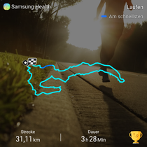 Training einmal rund um den Möhnesee 